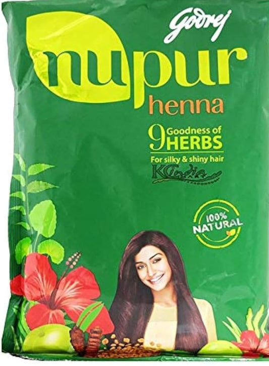Nupur Natural Henna for Hair-حنة هندي طبيعي 100%