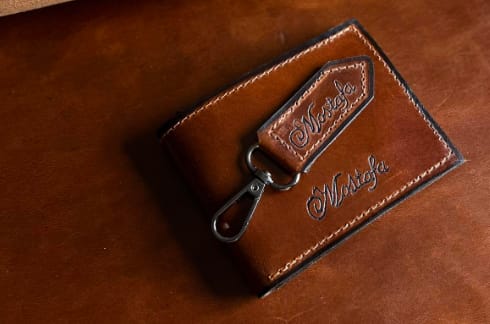 NG Havan Leather Wallet-محفظة جلد طبيعي 100%