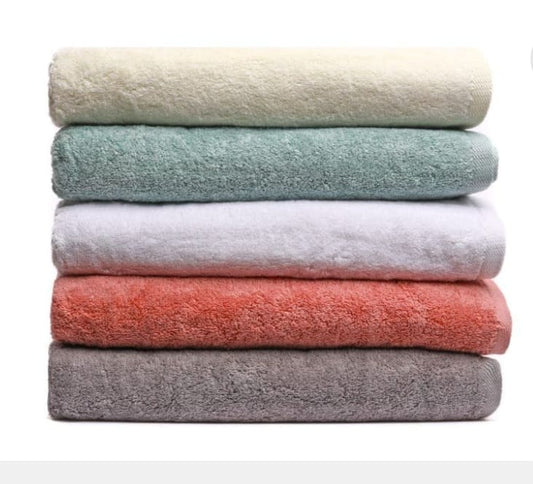 More Cottons- Bath Towel (70cm×140cm) pack of 2-فوط الاستحمام قطن مصري فاخر