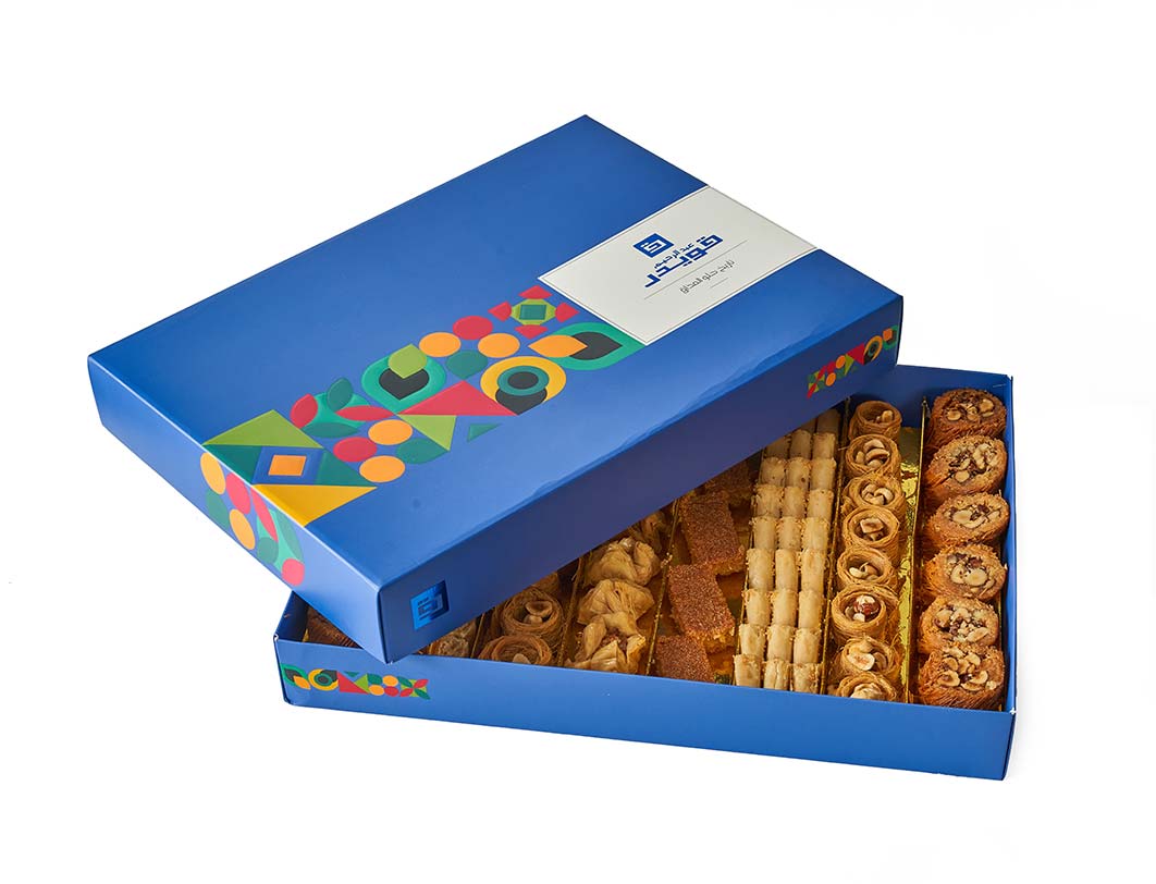 A Box Of Assorted Oriental Sweets – Small 1.3 Kg Koueider